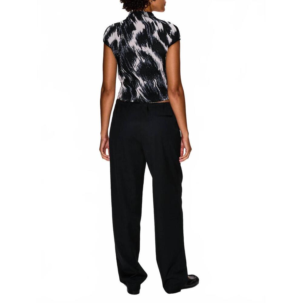 NEW GIVENCHY short sleeve crop top in grey mix - Picture 2 of 3